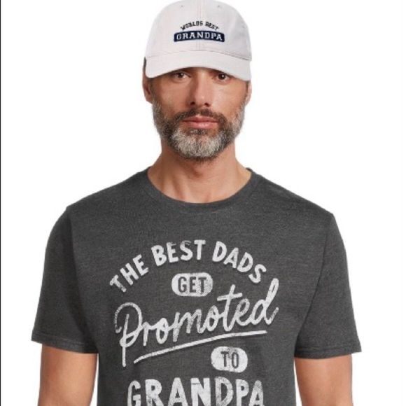 Men's T-Shirt & Hat Set - Dad / Grandpa - MN1 - Picture 1 of 8